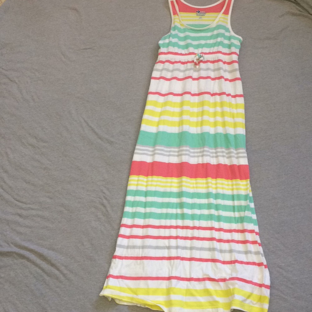 Old Navy pastel colored maxi dress
